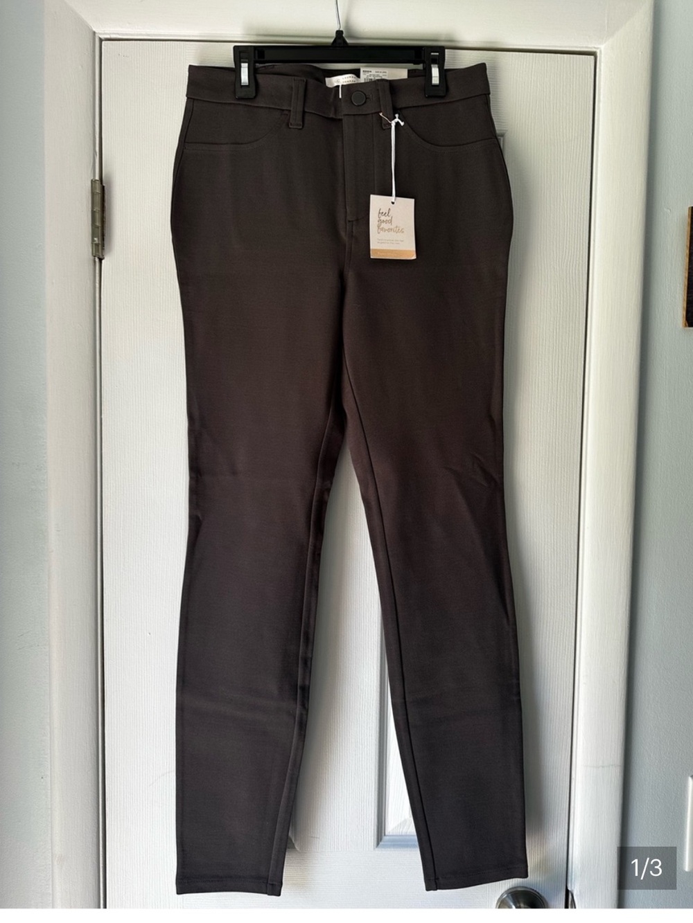LC Lauren Conrad Black Ponte Skinny Pants